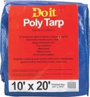 Do It Best 709123 Medium-duty Tarpaulin, 10X20, Blue New. Price: $26.25.