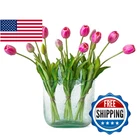 Duyone 15PCS Artificial Tulips Flowers, Latex Bouquet, Fake For Office New. Price: $49.67.