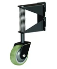 Black Stainless Steel Wheel Hardware Vinyl Heavy Gates Rolling Brackets New. Price: $100.23.