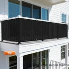 Goleray 3X25 Black Balcony Privacy Screen Fence Outdoor Patio Mesh Shade Net New. Price: $38.59.