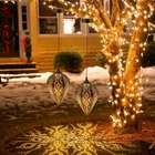 Oxyled 2 Pack Metal Hanging Solar Lanterns With Pattern For Outside Patio Tree Open. Price: $29.99.