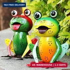 Cruis Cuka Metal Garden Decor Yard Art For Outside Set Of 2 Cute Frogs Lawn Pati New. Price: $37.48.