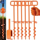 16IN Tent Stakes, Ground Anchors Screw In, With 1PCS Heavy Duty A... New. Price: $35.87.
