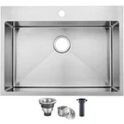 Restaurant Kitchen Sink 28 Drop Single Bowl Stainless Steel 16 Gauge New. Price: $259.99.