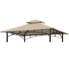 Ontheway 5FT X 8FT Double Tiered Replacement Canopy Grill Bbq Gazebo Khaki New. Price: $43.86.