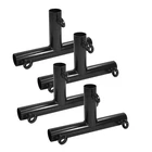 Aoneky 4PCS Way Shaped Corner Canopy Fitting - Fits 1' Emt 3/8", Black New. Price: $60.99.