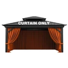 Pakunoda Outdoor Gazebo Curtain Replacement Universal 4-PANEL Sidewalls 12' X 14 New. Price: $81.26.