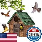 Glophok House For Outside, Resin Bluebird Outdoors Finches, Cardi New. Price: $38.99.