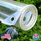 Kgitpve Clear Tarp 14 Mil Heavy Duty Waterproof Pvc 420G/M New. Price: $107.93.