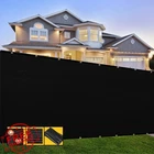 Shadespeare Black Privacy Screen 4'X50' W/ Grommets For Fence Garden Patio New. Price: $67.99.
