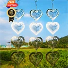 Djuan Heart Bird Scare Discs Set-highly Reflective Double-sided Silver. Price: $42.74.