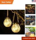 Durable Solar Lanterns 2-PACK Waterproof Led Lights For Cozy Outdoor Evenings New. Price: $63.97.