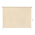 Coolaroo Exterior Roller Shade 96"W 72"L Uv Blocking Fade Resistant Sesame New. Price: $220.99.