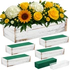 5 Set Boxes For Centerpieces 12X4 Inch Rectangle Wooden Planter Rust... New. Price: $63.72.