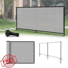Infrange 5'X12' Privacy Fence Screen Mesh Gray Temporary New. Price: $175.99.