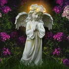 Kssiaz Angel Garden Statue,memory Guardian Solar Decor With Warm Light,wa New. Price: $70.09.