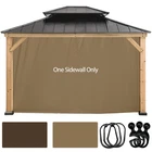 Coastshade Gazebo Pergola Canopy Panel Sidewalls SIDEWALL-8FT*1, Khaki New. Price: $32.07.