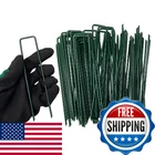 200PCS Metal Garden Landscape Stakes 6 Inch Staples,green Baked Enamel New. Price: $67.82.