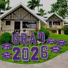 Aneco Waterproof 2026 Yard Signs W/ Stakes - Outdoor Graduation Party Decor New. Price: $47.25.
