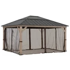 Mosquito Netting For 13 Ft. X 15 Wooden Gazebos New. Price: $91.28.
