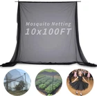 Black Mosquito 10X100FT Diy Garden Mesh Netting, Bug Insect Cover Fly Bi New. Price: $79.99.
