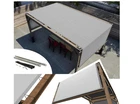 Amgo 8' X 12' Grey Pergola Canopy Replacement UPF50+ Top Cover, Commercial New. Price: $81.00.