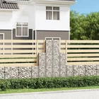 Vidaxl 6 Piece Gabion Set Galvanized Wire, 141049 New. Price: $98.59.
