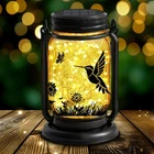 Yjfwal Hummingbird Solar Lanterns Outdoor Waterproof - Mothers Day Brown New. Price: $38.76.