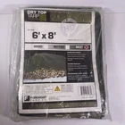 Dry Top 60068 Canvas Tarp 6' X 8' Cut Size Weather Resistant Durable & Rugged New. Price: $47.49.