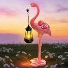 Flamingo Solar Garden Statue, 18.9 Inch Figurine With Hanging .... Price: $52.59.