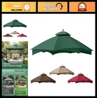 Flexzion 10X12 Gazebo Replacement Canopy Top Green Sunshade Roof New. Price: $150.99.