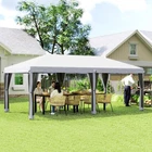 OUTSUNNY10'X20' Pop Up Party Tent Gazebo Wedding Canopy With Netting Sidewalls New. Price: $174.99.