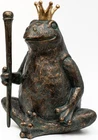 Lune Cle Frog Garden Statue, Yard Decorations Outdoor Decor, Antique Bronze New. Price: $63.46.