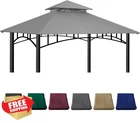10X10 Gazebo Replacement Canopy Grey Sunjoy L-GZ136PST Frame New. Price: $100.99.