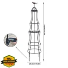 Goooxim 42IN Metal Obelisk Trellis Garden Support Climbing Plants New. Price: $104.99.