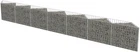 Vidaxl Gabion Basket For Garden, Galvanised Steel Planter, Raised New. Price: $114.99.