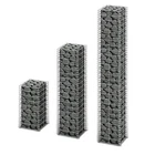 Vidaxl 3 Piece Gabion Set Galvanized Wire, 141048 New. Price: $67.20.