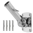 Phitric 316 Stainless Steel Flag Pole Holder, 180 Adjustable Bracket New. Price: $63.15.