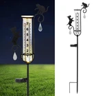 Yngfil 33" Solar Garden Rain Gauge 7" Glass Tube For Outdoor Indoor Use, Pat... New. Price: $59.64.