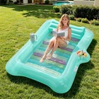 Moko Pool Floats Adult, Large Floating Bed With Ice Bar, Tanning Raft New. Price: $55.59.