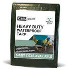 Waterproof Heavy Duty Tarp - For Wood Furniture, Car, Boat, Pool, & More New. Price: $132.68.