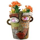 Midogaigai Abstract Face Planters Pots Head Unique For Indoor New. Price: $45.42.
